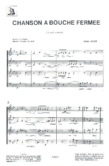 Chanson a bouche fermee