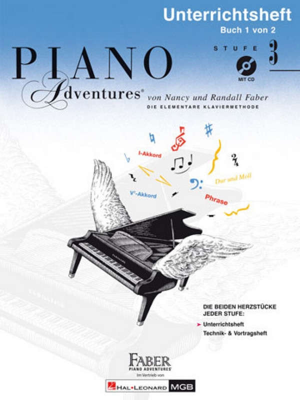 Piano Adventures Stufe 3 - Unterrichtsheft Band 1 (+CD)
