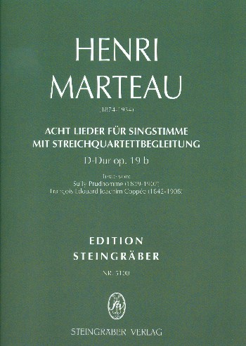 8 Lieder D-Dur op.19b