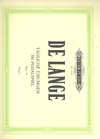 Tägliche Übungen im Pedalspiel op.78