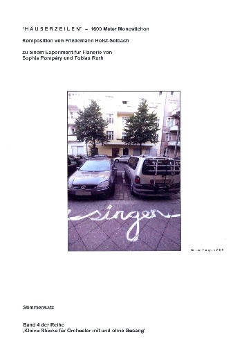 Häuserzeilen - 1600 Meter Monostichon