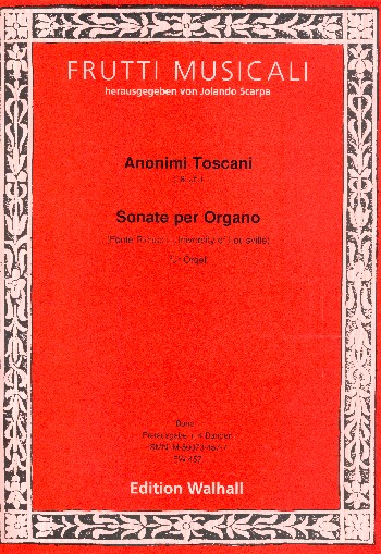 Sonaten toskanischer Komponisten des 18. Jahrhunderts Band 1