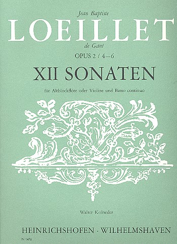 12 Sonaten op.2 Band 2 (Nr.4-6)