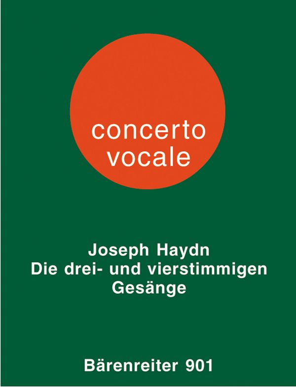 Die 3- und 4-stimmigen Gesänge