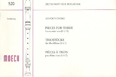 Triostücke für 3 Blockflöten (SAT)