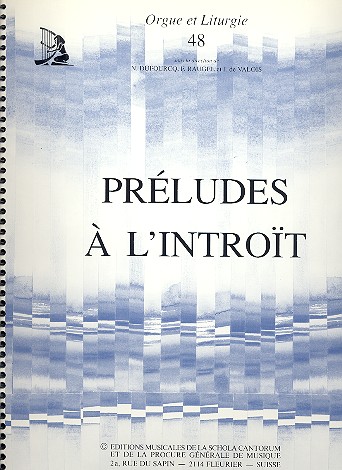 Préludes à l'introit