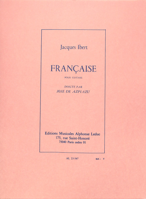 FRANCAISE POUR GUITARE