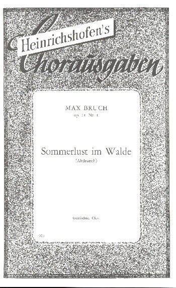 Sommerlust im Walde op.71,1