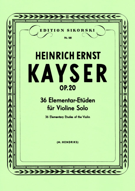 30 Elementaretüden op.20 und op.26
