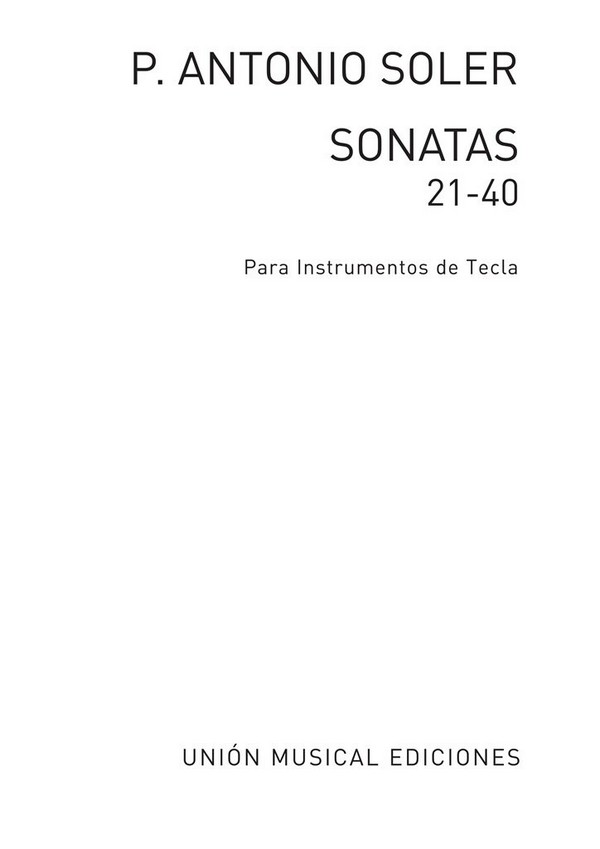 Sonatas vol.2 (nos.21-40)