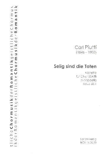 Selig sind die Toten op.33,1