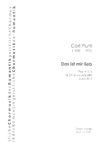 Das ist mir lieb op.30,1