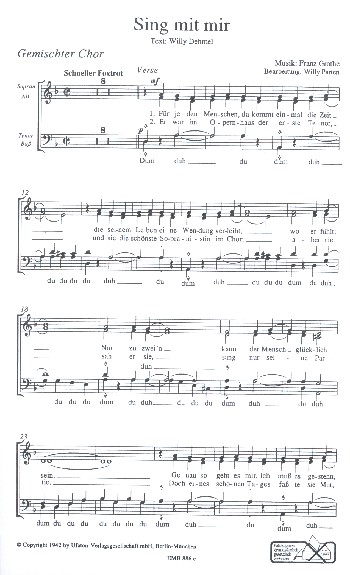 Sing mit mir