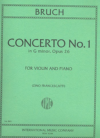 Concerto g minor op.26,1