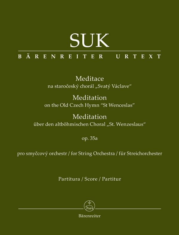 Meditation über den altböhmischen St. Wenzels-Choral op.35a
