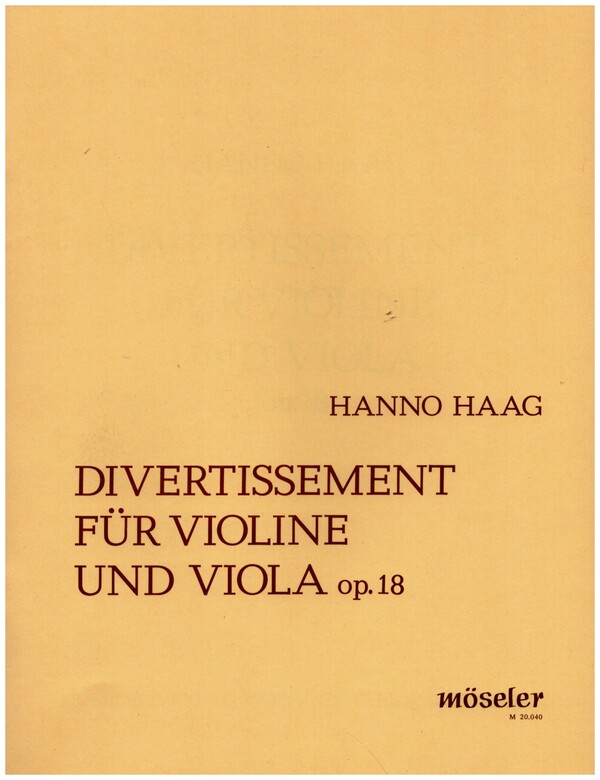Divertissement op.18