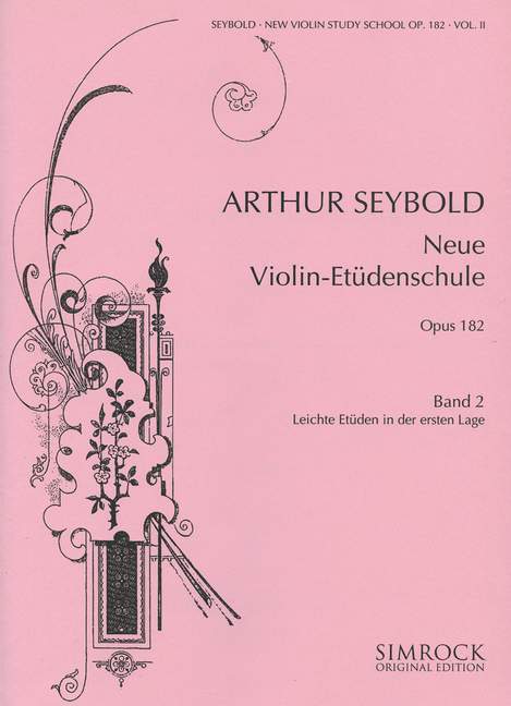 Neue Violin-Etüden-Schule op.182 Bd. 2 -  leichte Etüden in der 1. Lag