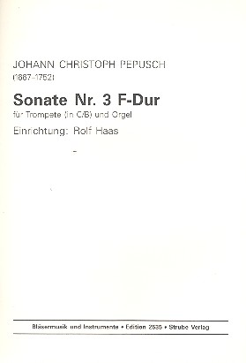 Sonate F-Dur Nr.3 für Trompete