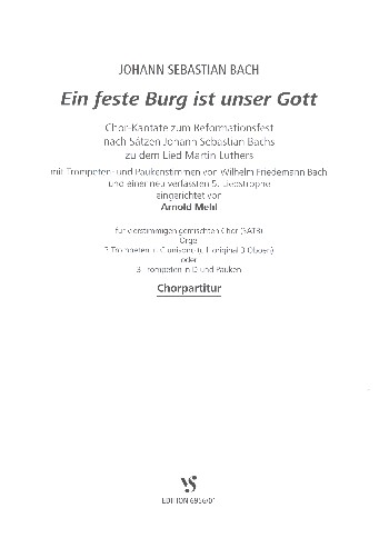 Eine feste Burg ist unser Gott