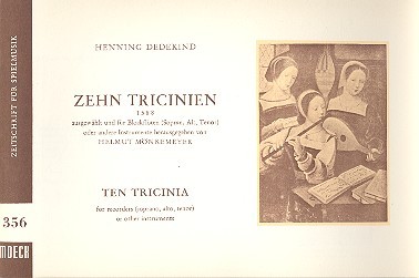 10 Tricinien für 3 Blockflöten (SAT)