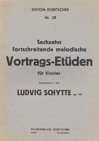 16 Etüden op.58