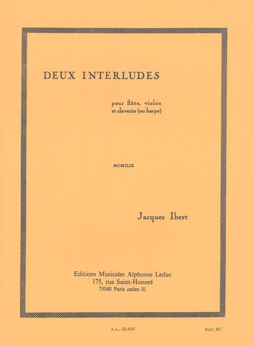 2 interludes pour flûte, violon