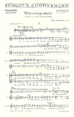 Weihnachtsgeschichte op. 54