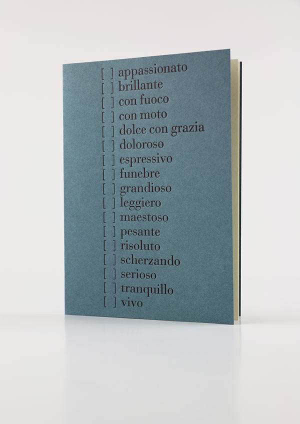 Grußkarte mit Einlegeblatt und Umschlag - Vortragsbezeichnungen