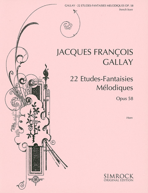 22 Etudes op.58 fantaisies melodiques