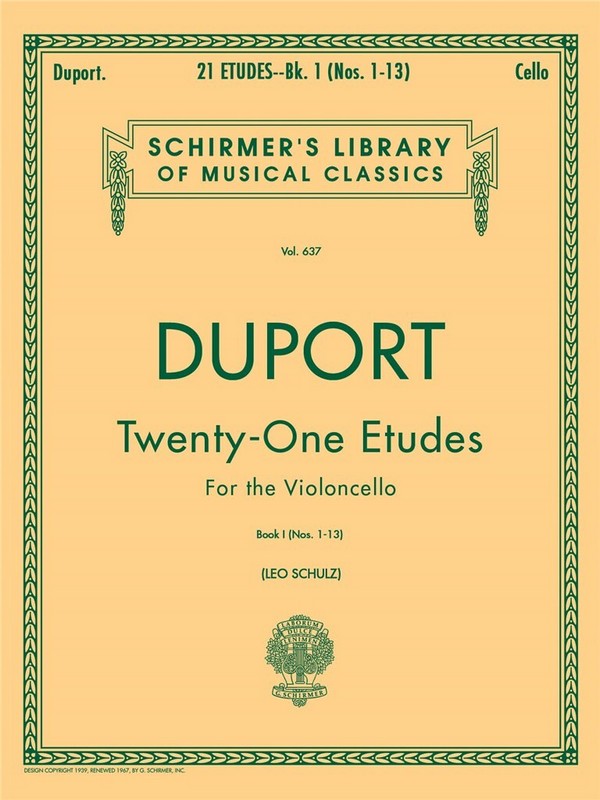 21 etudes vol.1 (no.1-13) for