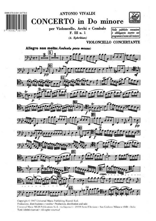 Concerto do minore F.III:1