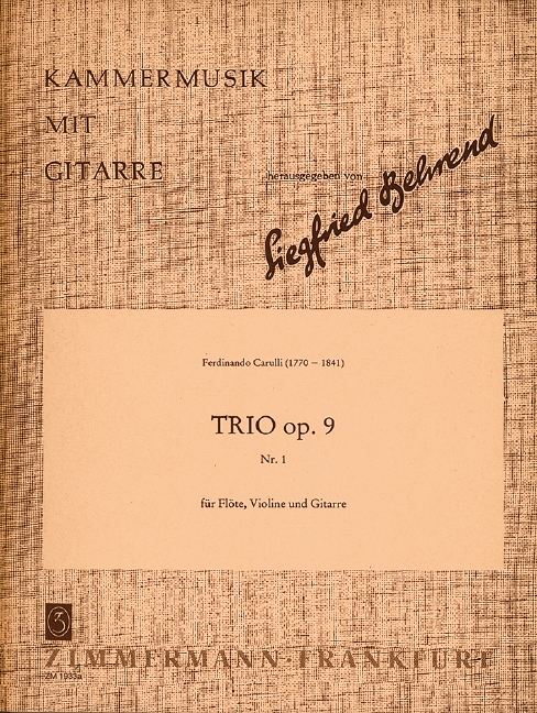 Trio op.9 Nr.1