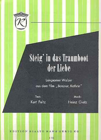 Steig ein in das Traumboot der Liebe