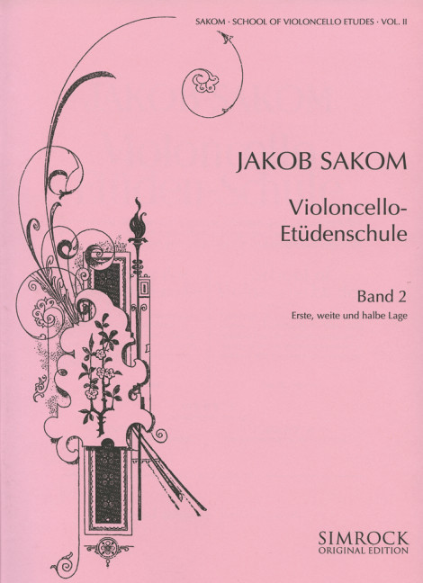 Violoncello-Etüdenschule Band 2 - erste weite und halbe Lage