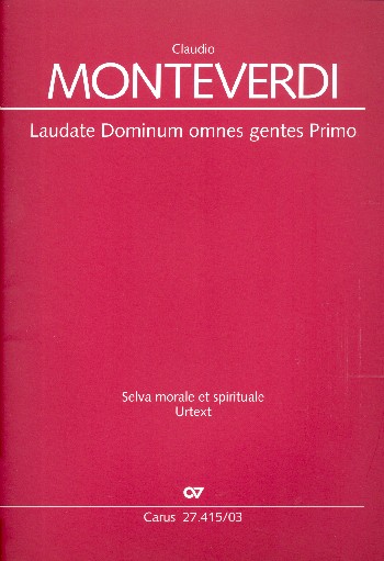 Laudate Dominum omnes gentes primo SV272
