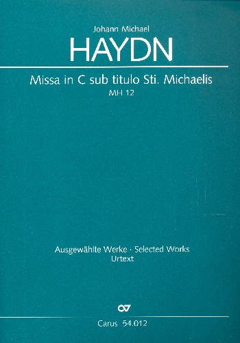 Missa in C sub titulo Sti. Michaelis MH12