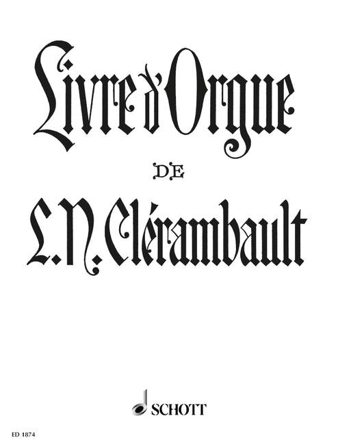 Livre d' Orgue
