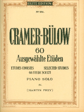60 ausgewählte Etüden Band 4