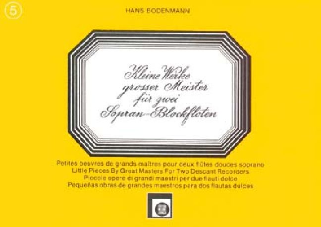 Kleine Werke grosser Meister Band 5