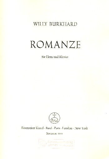Romanze F-Dur (1945)
