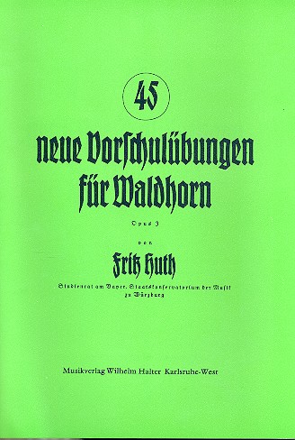45 neue Vorschulübungen op.3