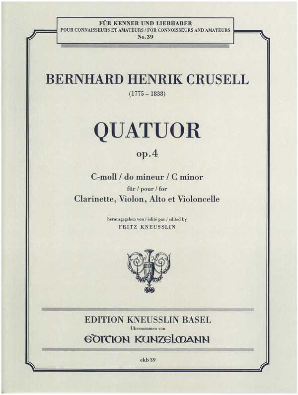 Quartett c-Moll op.4
