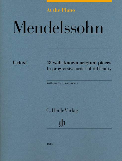 13 well-known original Pieces in progressive Order of Difficuly