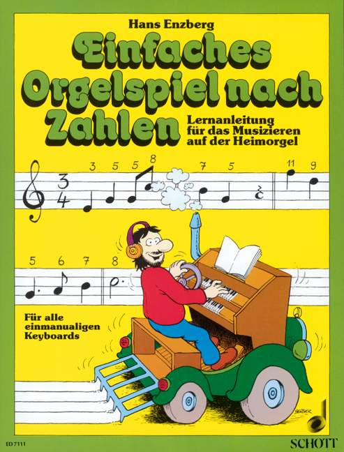 Einfaches Orgelspiel nach Zahlen