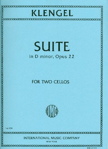 Suite d minor op.22