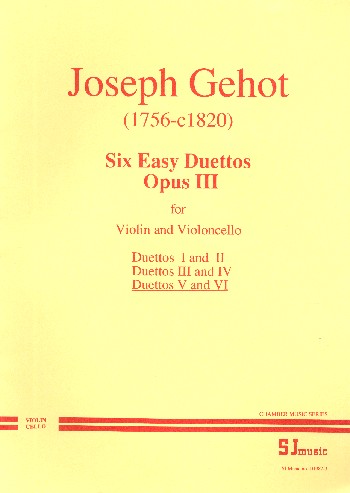 6 easy Duettos op.3 vol.3 (nos.5 and 6)
