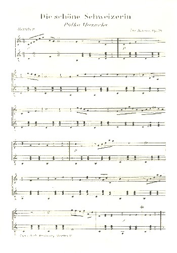 Die schöne Schweizerin op.50