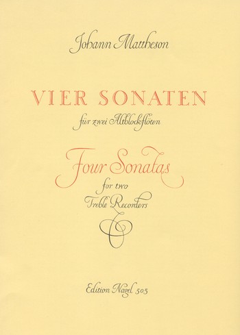 4 Sonaten aus op.1 