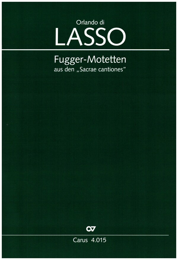 Fugger-Motetten aus den Sacrae cantiones