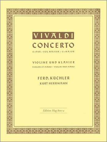 Concerto G-Dur F.I:173  für Violine und Streichorchester